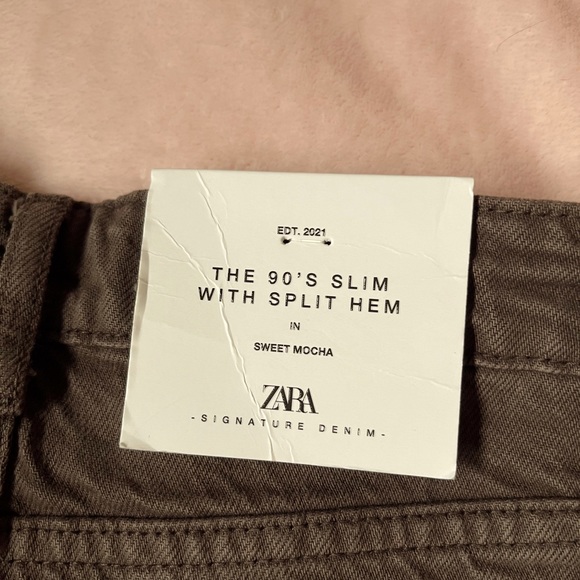 brown jeans from zara - Picture 4 of 5